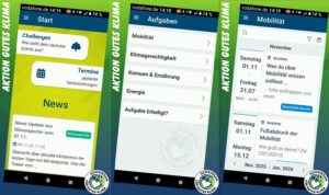 Die App "Aktion GUTES KLIMA"